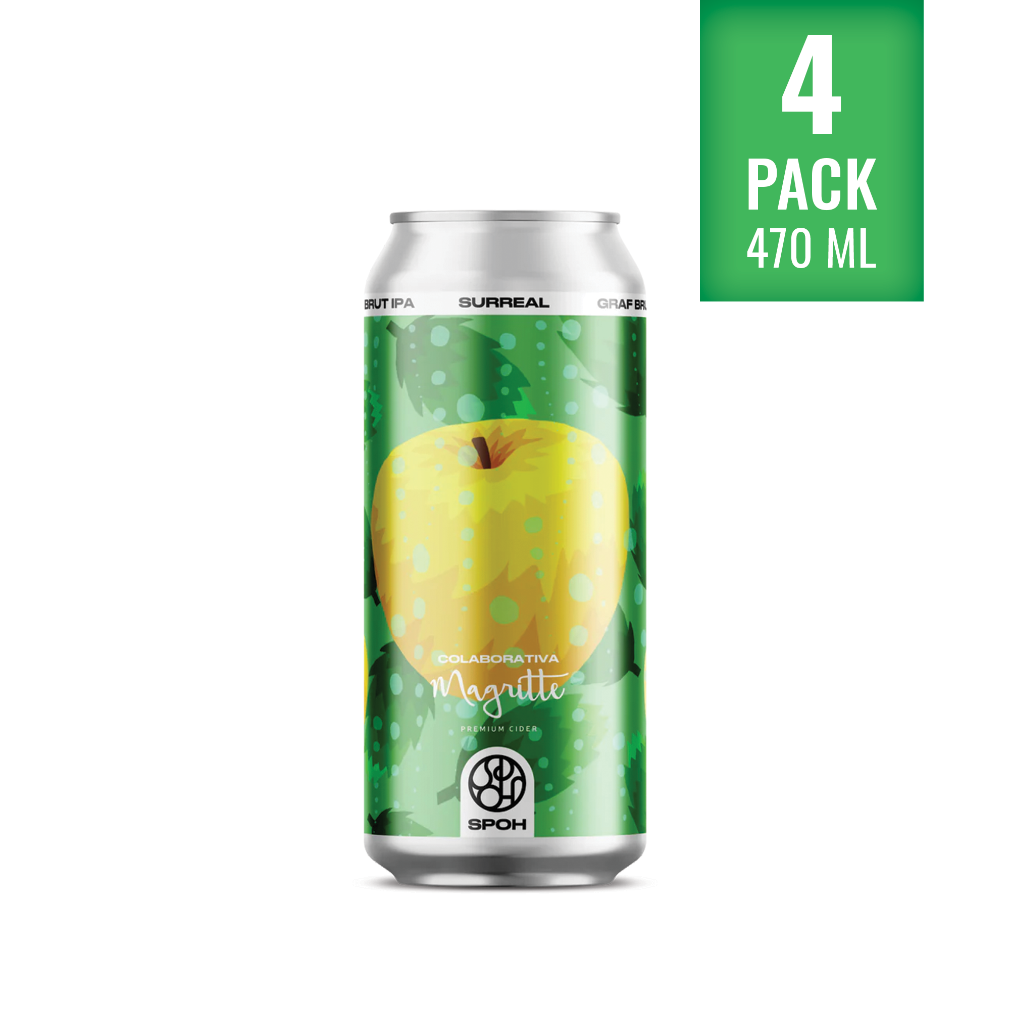 Surreal cerveza Graf Gose  manzana Magritte/Spoh - 4 Pack 470ml